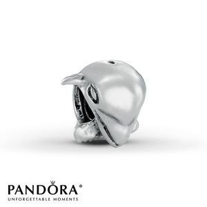 Retired cute Pandora dolphin/porpoise bead charm.
